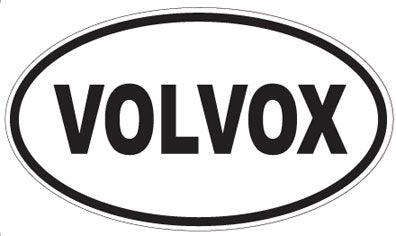 VOLVOX - Oval Sticker