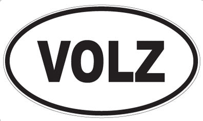 VOLZ - Oval Sticker