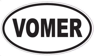VOMER - Oval Sticker