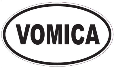 VOMICA - Oval Sticker