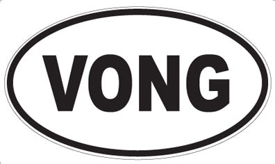 VONG - Oval Sticker