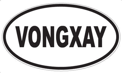 VONGXAY - Oval Sticker