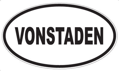 VONSTADEN - Oval Sticker