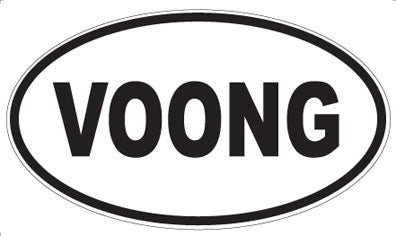 VOONG - Oval Sticker