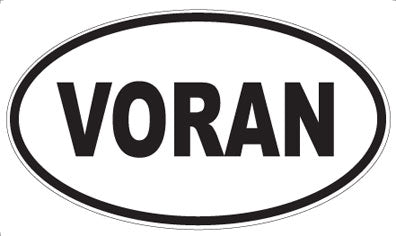 VORAN - Oval Sticker