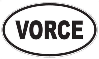 VORCE - Oval Sticker