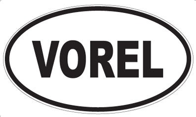 VOREL - Oval Sticker