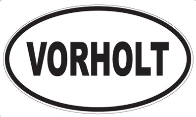 VORHOLT - Oval Sticker