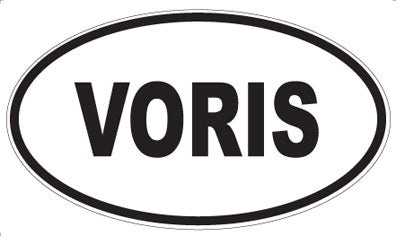 VORIS - Oval Sticker