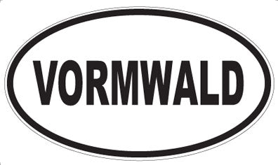 VORMWALD - Oval Sticker
