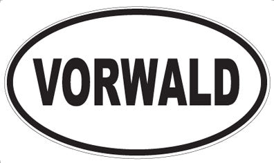 VORWALD - Oval Sticker