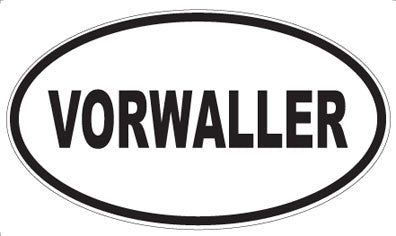 VORWALLER - Oval Sticker