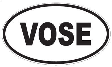 VOSE - Oval Sticker