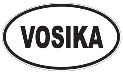 VOSIKA - Oval Sticker