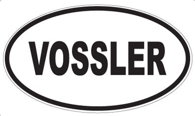 VOSSLER - Oval Magnet