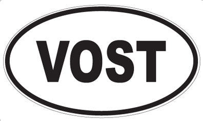 VOST - Oval Sticker