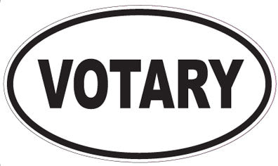 VOTARY - Oval Sticker