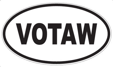 VOTAW - Oval Sticker
