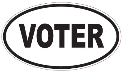 VOTER - Oval Magnet