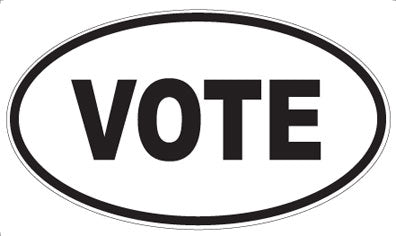 VOTE - Oval Magnet