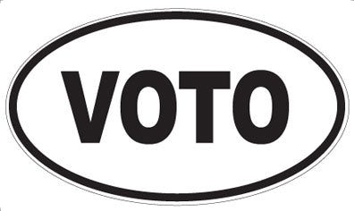 VOTO - Oval Sticker