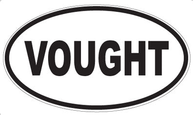 VOUGHT - Oval Sticker