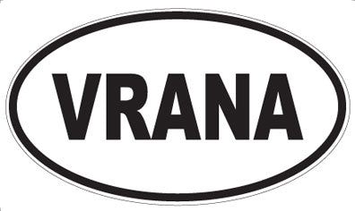 VRANA - Oval Sticker