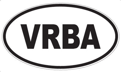 VRBA - Oval Sticker
