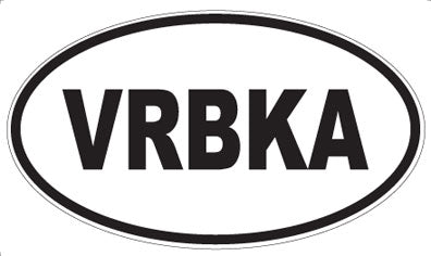VRBKA - Oval Sticker