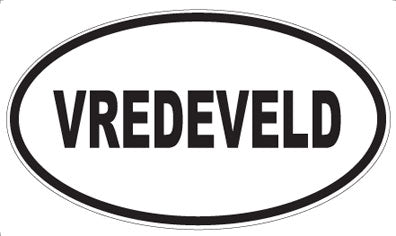 VREDEVELD - Oval Sticker
