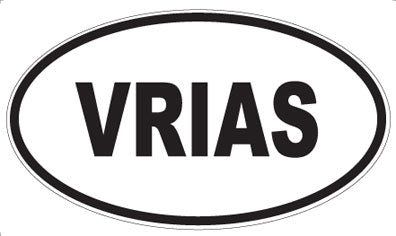 VRIAS - Oval Sticker