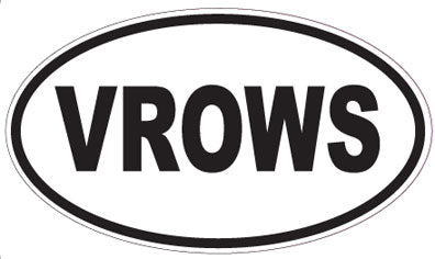 VROWS - Oval Magnet