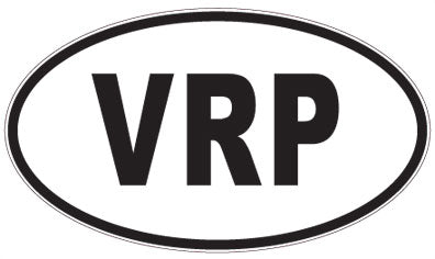 VRP - 3 Letter Initials Oval Magnet