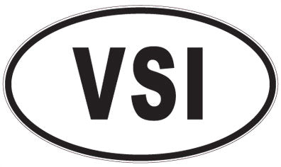 VSI - 3 Letter Initials Oval Magnet