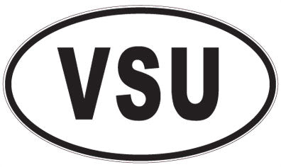 VSU - 3 Letter Initials Oval Magnet
