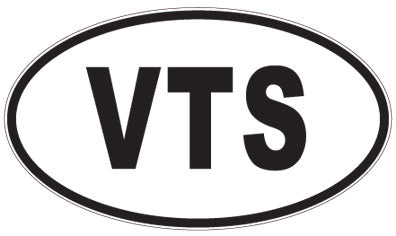 VTS - 3 Letter Initials Oval Magnet