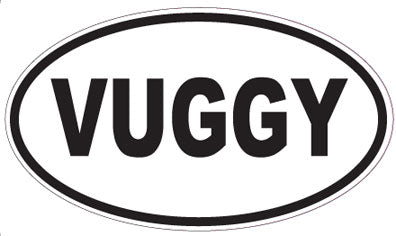 VUGGY - Oval Sticker
