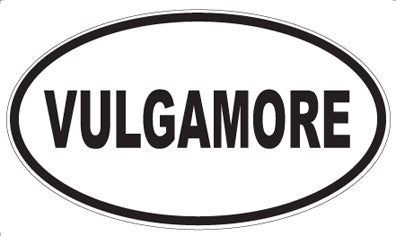 VULGAMORE - Oval Sticker