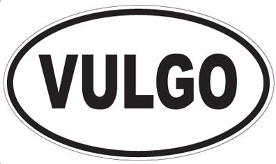 VULGO - Oval Magnet