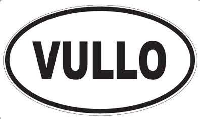 VULLO - Oval Sticker