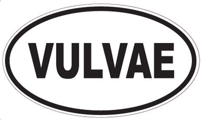 VULVAE - Oval Sticker