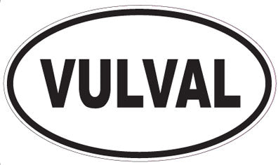 VULVAL - Oval Sticker