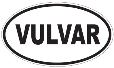 VULVAR - Oval Sticker