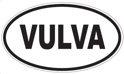 VULVA - Oval Magnet