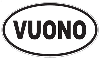 VUONO - Oval Sticker