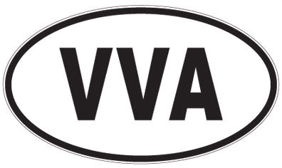 VVA - 3 Letter Initials Oval Magnet