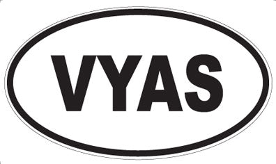 VYAS - Oval Sticker