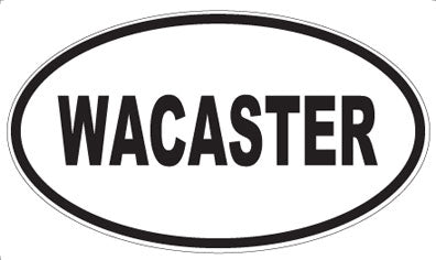 WACASTER - Oval Sticker