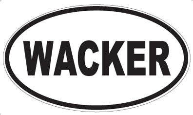 WACKER - Oval Sticker