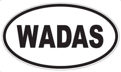 WADAS - Oval Sticker